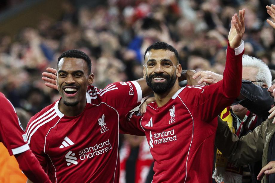 [图]欧冠-范迪克补时绝杀略伦特双响 利物浦3-2马竞